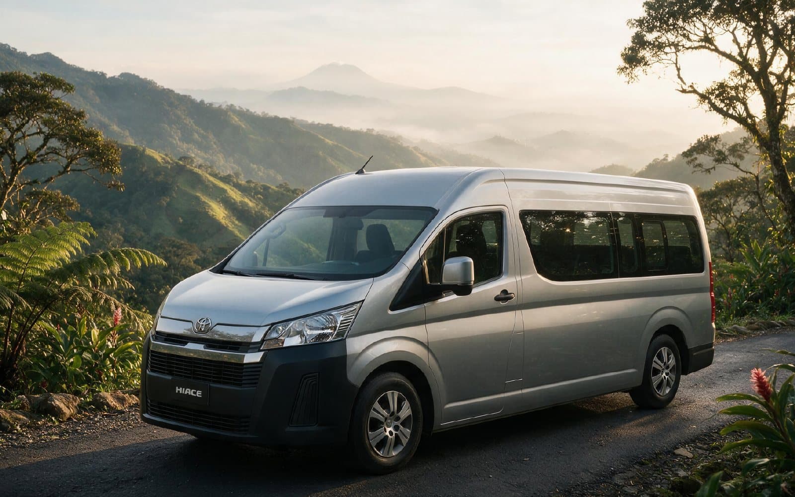 Toyota Hiace, part of the Puma Expeditions fleet